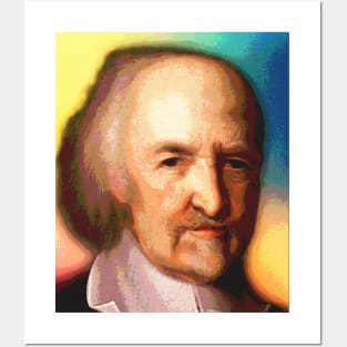 Thomas Hobbes Portrait | Thomas Hobbes Artwork 3 Posters and Art